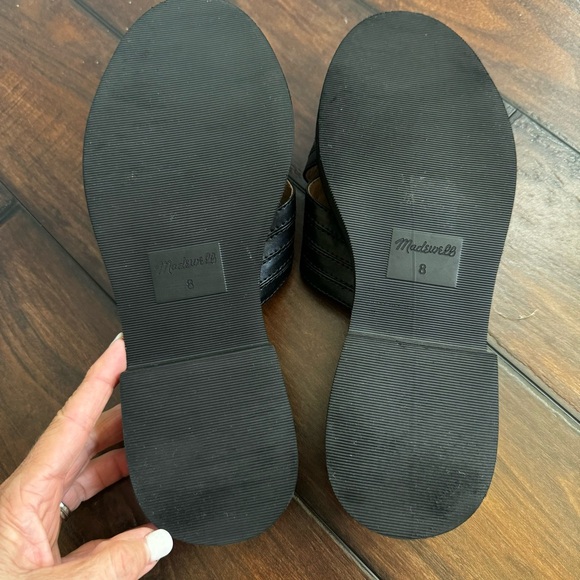 Madewell Pieced Crisscross Leather Slides - Picture 7 of 12